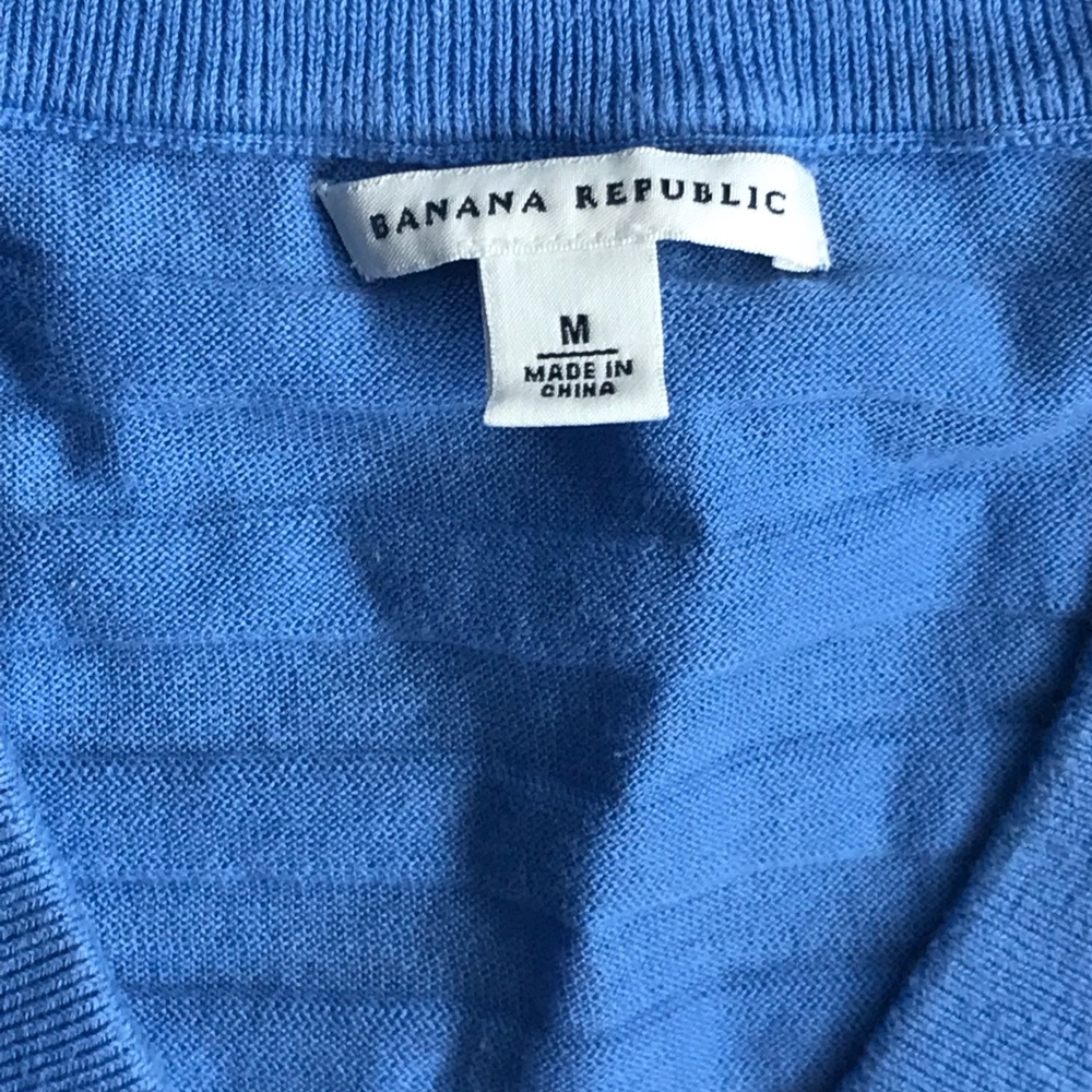 Banana Republic Striped Blue Top - Picture 2 of 6